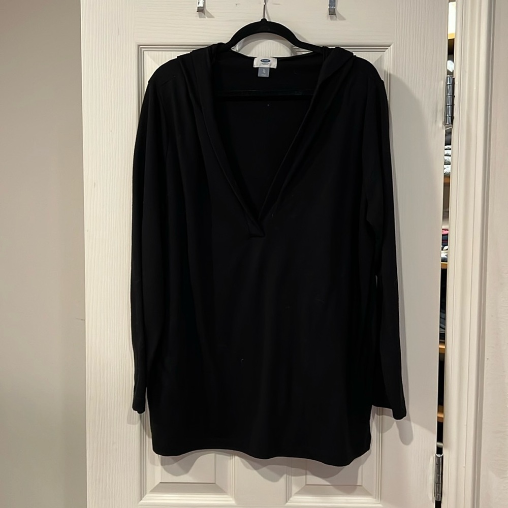 Lightweight Deep V Neck Hoodie